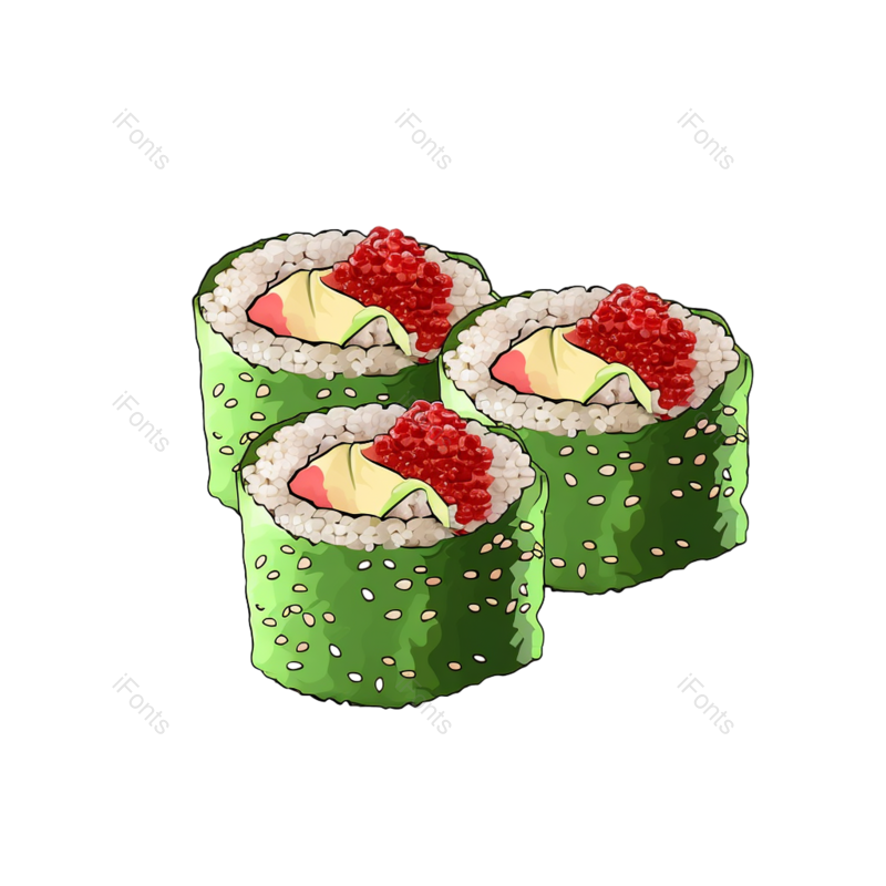元素图片,美食元素,寿司PNG,食品免抠素材